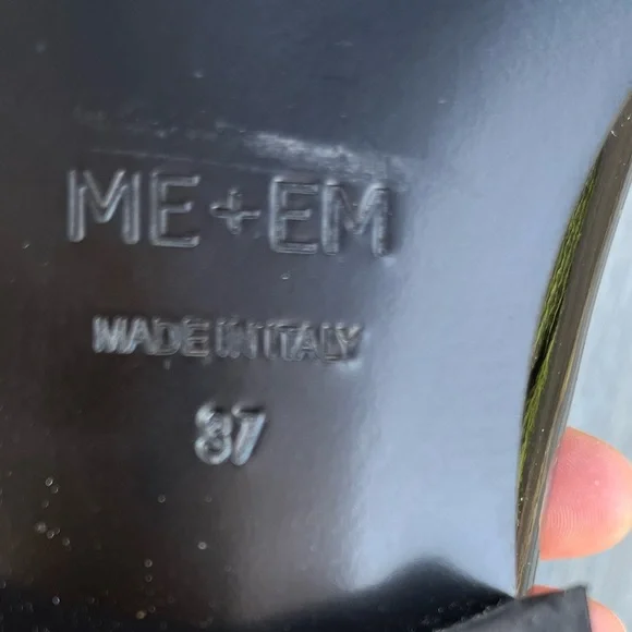 ME+EM Black Patent Leather Loafers - Picture 8 of 9